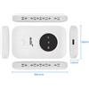 Router Hotspot Portatile 4G 5G da 300Mbps con Slot SIM, Lunga Durata della Batteria, Supporta 10 Dispositivi per Viaggi d'Affari
