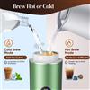 NONE Macchina da Caffè Elettrica, Macchina per Capsule, Mini Macchina da Caffè Portatile, Compatibile con Capsule di Caffè/Caffè in Polvere, Riscaldamento Istantaneo per Auto, Esterni, Nera