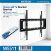 NONE Supporto a Parete Fisso per TV WETECH W5511 per Schermi Piatti di Grandi Dimensioni da 40-80 Pollici, Carico Massimo 50KG, VESA 200x200 400x200 300x300 400x400 600x400mm, Supporto TV Resistente