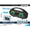 NONE Altoparlante Bluetooth Portatile Wireless da Esterno con Luce LED, Sistema Stereo Ricaricabile USB TWS per Feste, Campeggio, Casa e Viaggi