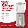 NONE WETECH W6313 Frullatore da Tavolo Mini 300W, Caraffa da 500ml Senza BPA, Funzione Pulse, Base Antiscivolo, AC 220-240V, Piccolo Frullatore per Frullati di Frutta per Uso Domestico