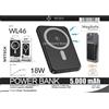 NONE Power Bank Magnetico Wireless 5000/10000mAh 18W PD Ricarica Rapida Mini Batteria Esterna Portatile USB-C Caricatore Wireless Tascabile per Smartphone