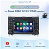 BONROAD Per Mercedes Benz B200 W245 B150 B170 W169 2004-2012 Viano VITO Sprinter W639 A180 A160 2006-2016 Autoradio 7'' con Schermo Touch, Lettore Multimediale Video, Apple Carplay Wireless, Android