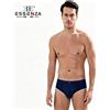 Essenza slip uomo in cotone 95% elastico, confezione 3 o 6 pezzi, mutande uomo comode traspiranti, slip tinta unita nero bianco blu e grigio, taglie S M L XL XXL per uso quotidiano ES3103