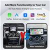 BONROAD Schermo Touch Screen Linux da 10,25/12,8 pollici con CarPlay Wireless e Android Auto per Mercedes Benz Classe C W205 GLC X253 Classe V W447 NTG5.0 2015-2018, Navigazione GPS, Bluetooth, Airplay, Unità