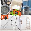 NONE Miscelatore Elettrico 2600W Portatile per Malta e Calcestruzzo, 6 Velocità, Frusta M14 120mm, Strumento Fai-da-Te per Intonaco, Vernice e Colla