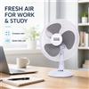 NONE Ventilatore da Tavolo Coveri Collection 40cm 45W con 3 Impostazioni di Velocità, Silenzioso, per Casa e Ufficio