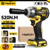 MELLWIN Avvitatore a impulsi elettrico brushless 520N·m 3IN1, set trapano e avvitatore elettrico, utensile elettrico per batteria Makita 18V