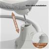 Magic ZC（母婴） Sdraietta Elettrica Intelligente per Neonati e Altalena con Musica Bluetooth, Movimento Automatico a 5 Velocità, Culla Rilassante per il Sonno, Sedile Ergonomico Bionico per Neonati con Zanzariera