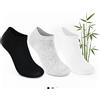 NONE WAZZI 6 Paia Calzini Fantasmini Donna in Bambù, Calze Corte Traspiranti, Morbide e Antiodore, Taglia 35-40, per Sneakers e Tempo Libero