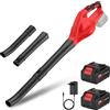 NONE Soffiatore Elettrico Senza Spazzole da 200W, 8000 RPM, Senza Fili, Efficiente per Foglie, Neve e Polvere, Potente Strumento Compatibile con Batteria Makita 21V