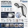 NONE Ferro da Stiro Verticale a Vapore 2200W 2000W 1600W 1500W 1200W con Funzione Vapore, Anti-Goccia, Piastra Antiaderente, Riscaldamento Rapido, Stiratore Portatile per Casa e Viaggi