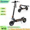 IScooter W10 Monopattino Elettrico 40km/h Motore 1200W Batteria 48V 15Ah Pneumatici Tubeless da 10 Pollici per Fuoristrada Pieghevole con Doppio Freno a Disco Monopattino Elettrico da Fuoristrada con