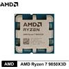 AMD Processore Gaming AMD Ryzen 7 9850X3D, 8 Core, 5.6GHz Boost, 96MB di Cache L3, Socket AM5, CPU DDR5, Senza Dissipatore