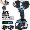 TKKEACE Avvitatore a impulsi brushless da 1/2 pollice 1800 Nm, utensile elettrico a batteria compatibile con batteria da 18V, pistola avvitatrice per bulloni e dadi per pneumatici auto, per impieghi gravosi