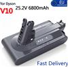 DAWEIKALA Batteria al Litio Ricaricabile da 6800mAh per Aspirapolvere Dyson V10 Fluffy, V10 Absolute, V10 Motor - Ricambio Batteria per Dyson V10