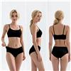 ESSENZA Slip donna microfibra senza cuciture, mutandine comode elastiche intimo femminile quotidiano, disponibili nero e beige, confezione da 3 o 6 pezzi, taglie S M L XL ES6516