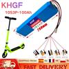 KHGF Batteria per Monopattino Elettrico 36V 100000mAh 10S3P Aggiornata 2026, Batteria 36V per Scooter, Batteria al Litio 18650 per Monopattino Elettrico M365