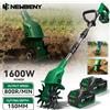 Yofidra NEWBENY Coltivatore Rotativo Elettrico 1600W, Tagliaerba Portatile, Attrezzo per la Lavorazione del Terreno, Compatibile con Batteria Makita 21V