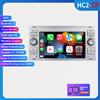 OSSURET Autoradio Android 2DIN per Ford Mondeo S-max Focus C-MAX Galaxy Kuga Fiesta Transit Fusion Connect, Stereo Auto con GPS