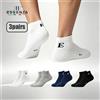 ESSENZA 3 Paia Calzini corti unisex , calzini ankle in cotone traspirante , polsino elastico confortevole, anti sudore e anti-odore, adatti per sport, ufficio e uso quotidiano, tessuto morbido resistente,