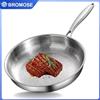 bromose Padella antiaderente da 26/28/30 cm, modello G, senza rivestimento, con motivo a squame di pesce, in titanio puro Erman, padella in lega di titanio, utensili da cucina.