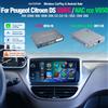 AUTOTOP Adattatore Decoder Wireless Carplay Android Auto per SMEG 2013-16 / NAC rcc V850 2017-2025 Peugeot Citroen 208 308 508 3008 DS C3 C4 C5 DS3 DS4 DS5 DS6 Berlingo II Multispace Mirror Link