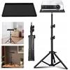 NONE Supporto Treppiede per Proiettore, Supporto da Pavimento Regolabile per Laptop con Vassoio, Supporto Treppiede Multifunzionale per Tablet per Home Theater, Ufficio, Studio