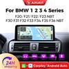Ainavi Autoradio AINAVI da 10,25 pollici per BMW Serie 1 2 3 4 F20 F21 F22 F23 F30 F31 F32 F33 F34 F35 F36 NBT Bluetooth Wireless Carplay Android Auto Stereo per Auto Display per Auto Sistema di Infotainment