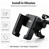 NONE Supporto universale per navigatore da manubrio per moto QDER, supporto per telefono anti-vibrazione e resistente agli urti, design girevole a 360°, facile installazione per bici elettriche da città,