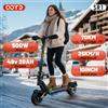 OOTD Monopattino Elettrico Pieghevole per Adulti OOTD SR1, Motore Potente 500W, Batteria 48V 20Ah, Autonomia 70KM, Velocità Massima 25KM/H