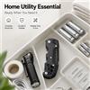 NONE Mini utensile tascabile multifunzione portatile e pieghevole per campeggio, escursioni, fai-da-te e uso quotidiano.
