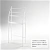 NONE Mensola sopra lavatrice, Scaffale per lavatrice, Organizzatore salvaspazio，Porta oggetti per lavatrice，Scaffale bagno sopra lavatrice，Scaffale salvaspazio per lavatrice