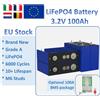 SJY Magazzino Italiano, Batteria al Litio LiFePO4 3.2V 100Ah, 6000 Cicli, Nuove Celle al Litio Prismait Ricaricabili per Auto Elettriche, Camper, Energia Solare, Golf Cart