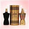 Jean Paul Gaultier Collezione Completa Jean Paul Gaultier Le Male per Uomo | Le Male Original / Elixir / Le Parfum Intense / Le Beau Paradise Garden Linea Completa | Colonia legnosa, ambrata e alla lavanda a lunga
