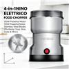 NONE WETECH W6104 Macinacaffè Elettrico 150W con 4 Lame in Acciaio Inox, Macinino Multifunzionale per Spezie, Noci e Cereali, Macchina per Macinare Portatile Mini 220-240V