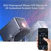 DJXFLI Illuminazione da Palco Laser RGB 3in1 3W/5W Impermeabile IP65, Controllo DMX IOS/Android per Matrimoni, Discoteche, DJ Party, Display Logo 3D Animato