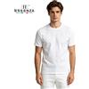 ESSENZA 3 Pezzi ESSENZA Italia Maglietta Uomo Girocollo 100% Cotone Pettinato Traspirante Anti Pelucchi T-shirt Leggera 130g Intimo Sotto Camicia Ufficio Casual Bianco Nero Blu Scuro Taglie M L XL XXL ES3151