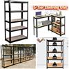 NONE Scaffalatura a 5 Ripiani 200X100X50cm, Scaffali in Metallo Resistenti, Scaffale Senza Bulloni per Garage e Capannone