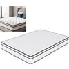 Anajqaqia Materasso a molle insacchettate Anajqaqia 140*200*25cm, materasso bianco spesso, materasso a molle indipendenti, doppio o singolo