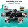 NONE Supporto per telefono da auto QDER Air Vent Gravity con rotazione a 360 gradi, blocco automatico, supporto universale per smartphone da bocchetta d'aria per iPhone, Samsung, Xiaomi e tutti i telefoni