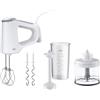 Braun MultiMix 3 - Hand Mixer con 4 Accessori, 550W, Bianco