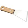 BESPORTBLE Argento Spatola Inox Stucco in Legno Manico, Acciaio