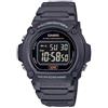 Casio Orologio da polso da uomo al quarzo sport bracciale e cassa in resin di colore blue display analogico black - W-219H-8B