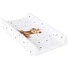 Ceba Baby® Materassino Fasciatoio 80x50 cm con Bordo Rialzato - Fasciatoio Neonato Morbido e Impermeabile, Certificato Öko-Tex, Cuscino Lavabile per Bambini e Bambine - Principe orso