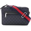 GUCCI Borsa a tracolla Gucci GG Supreme 822072FADJA1042 tela pelle nera NUOVA