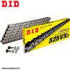 DID Catena trasmissione Moto DID 525VX3 120 maglie passo 525 X-RING Rivetto