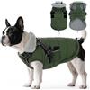 ASENKU Cappotto Cane Taglia Media-Grande L, Impermeabile e Antivento | Giacca Invernale Antivento e Riflettente con Pettorina Integrata, Addome protetto, Cappottino Cane Per Border Collie e Beagle
