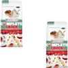 Versele-Laga Complete Crock Apple | Confezione Doppia | 2 x 50 g | Snack per conigli e roditori | Guscio croccante per soddisfare l'istinto di rosicchiare e ripieno morbido