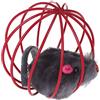 GENERIC Giocattolo divertente da gioco per gatti e gatti, topi finti topi in gabbia